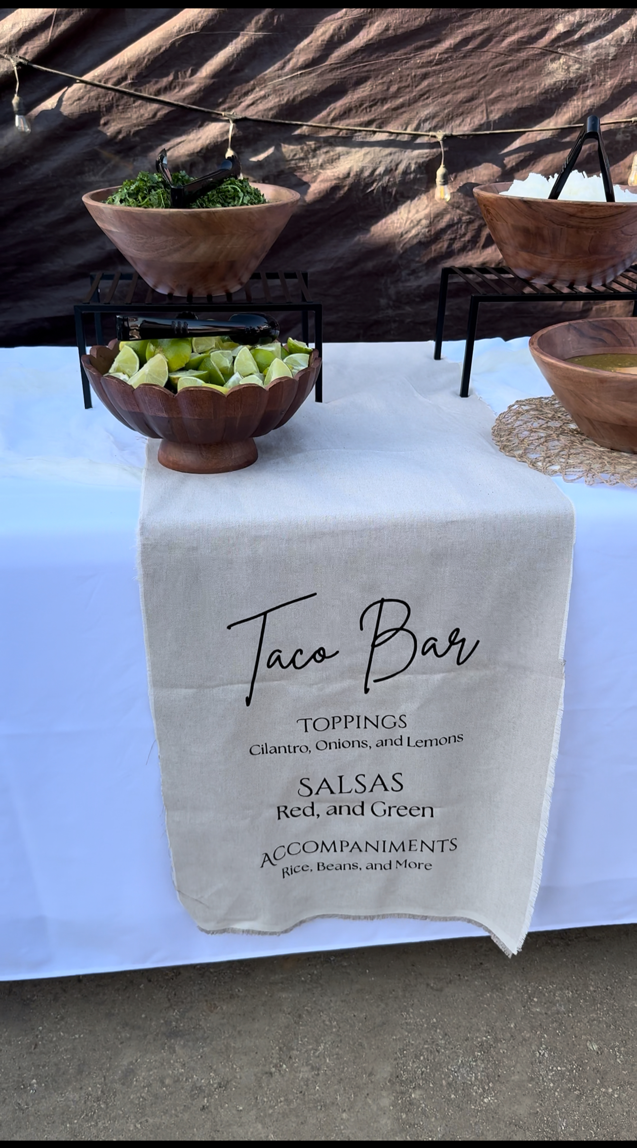 La Cocinita Mexicana event setup